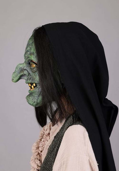 Premium Evil Green Witch Costume for Adults - US 7495