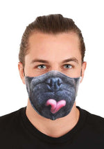 Adult Pug Sublimated Face Mask - US 7095