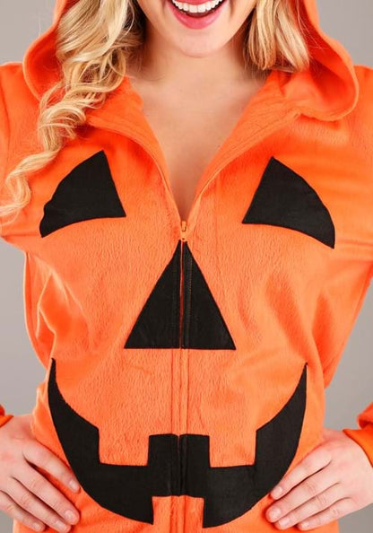 Adult Pumpkin Jumpsuit Costume - US 1369