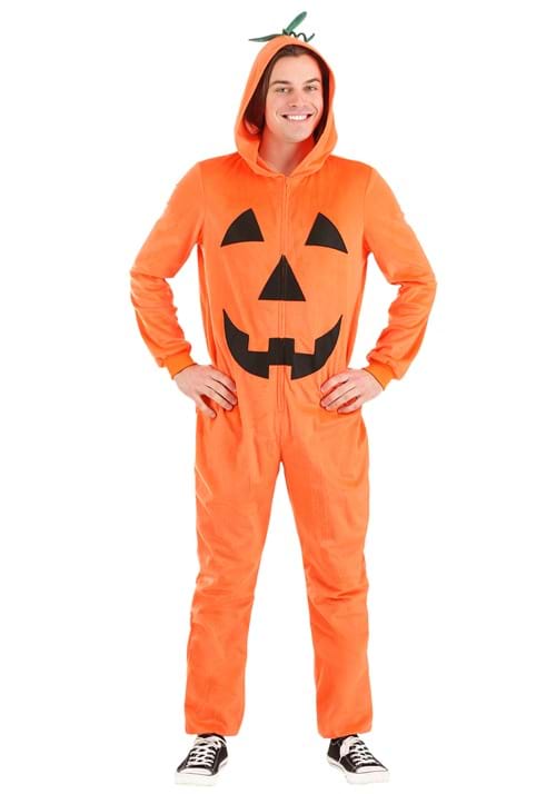 Adult Pumpkin Jumpsuit Costume - US 1369