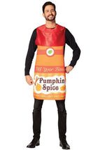 Pumpkin Spice Seasoning Costume for Adults - US 5255