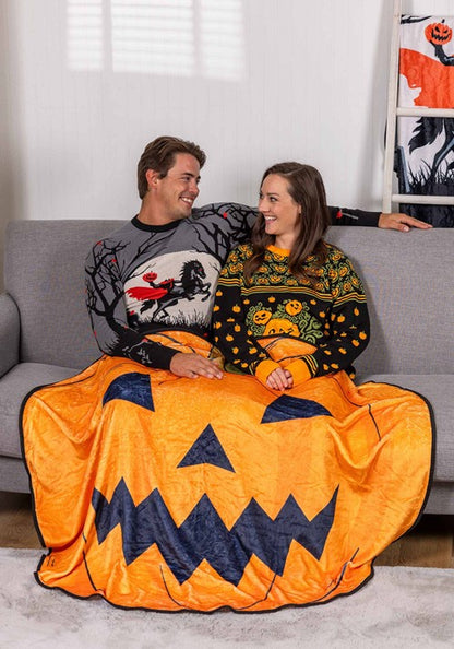 Adult Pumpkin Patch Halloween Sweater - US 0750