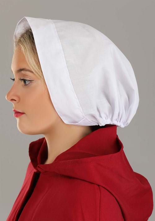 Adult Puritan Costume White Bonnet - US 5818