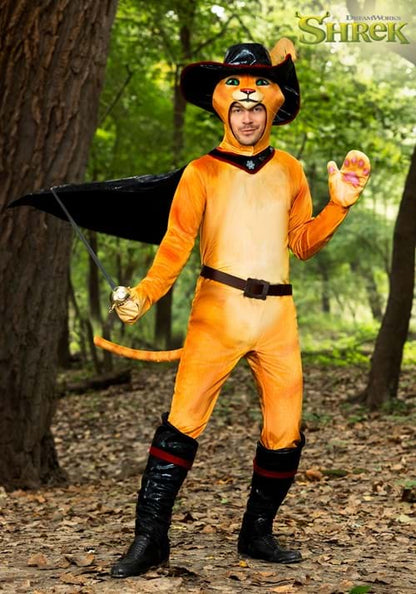 Shrek Puss in Boots Costume for Adults - US 6292