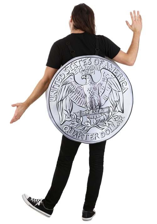 Silver Quarter Costume for Adults - US 3351