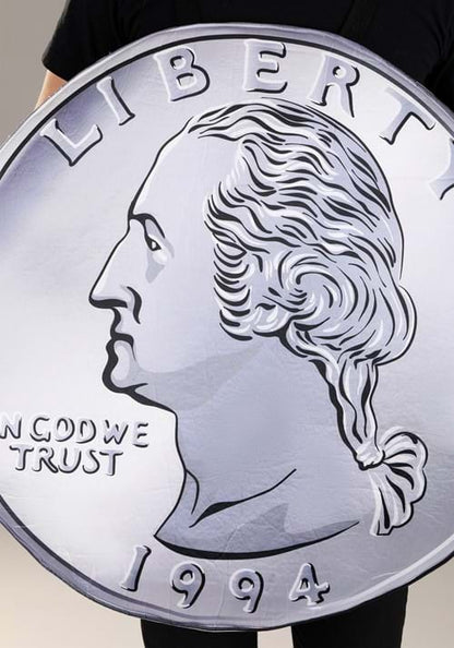 Silver Quarter Costume for Adults - US 3351