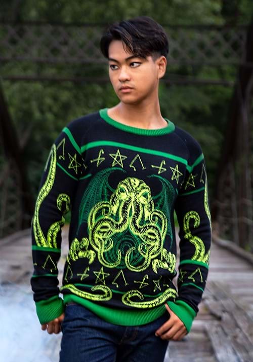 Rage of Cthulhu Halloween Sweater for Adults - US 6128