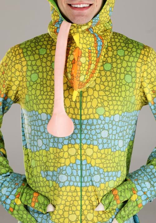 Realistic Chameleon Costume for Adults - US 6016