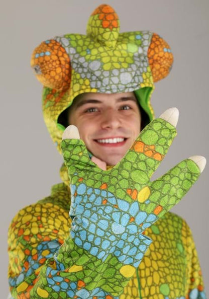 Realistic Chameleon Costume for Adults - US 6016