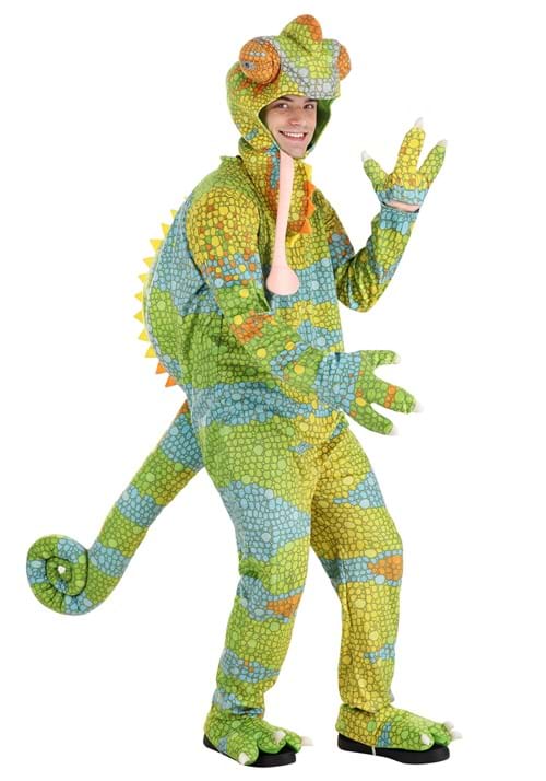 Realistic Chameleon Costume for Adults - US 6016