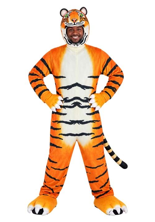 Realistic Tiger Costume for Adults - US 7035