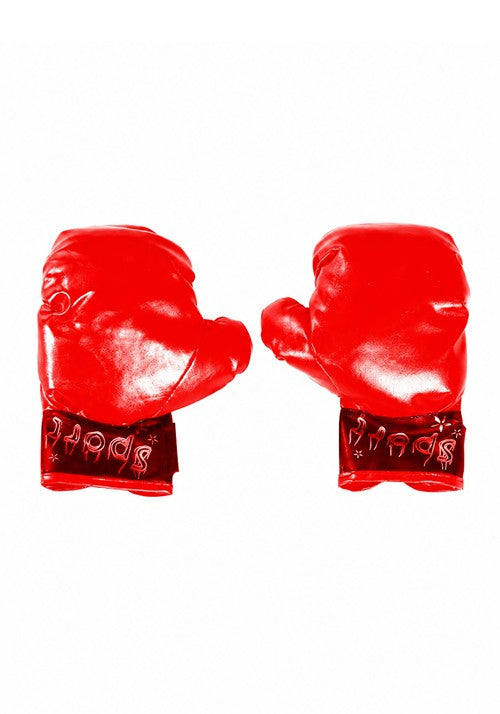 Adult Red Costume Boxing Gloves - US 3454