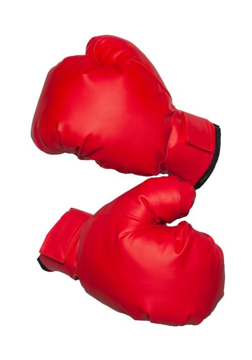 Adult Red Boxing Costume Gloves - US 4642