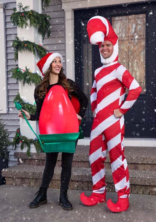 Red Candy Cane Christmas Costume - US 6383