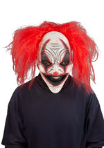Adult Red Carousel Clown Costume Mask - US 4610