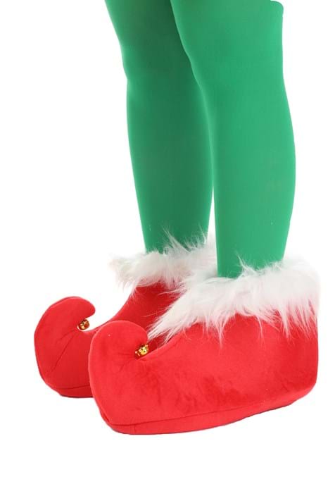Adult Red Elf Costume Shoes - US 6508