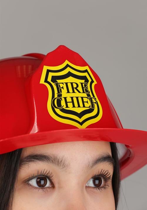 Adult Red Firefighter Costume Helmet - US 4256