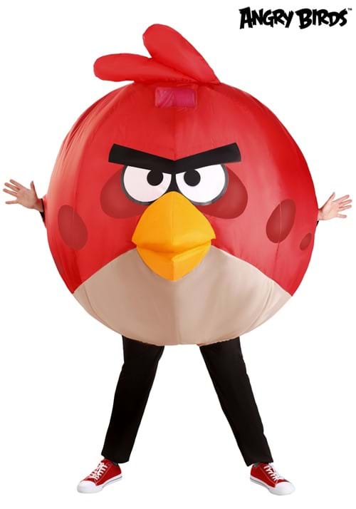 Inflatable Red Angry Birds Costume for Adults - US 7743