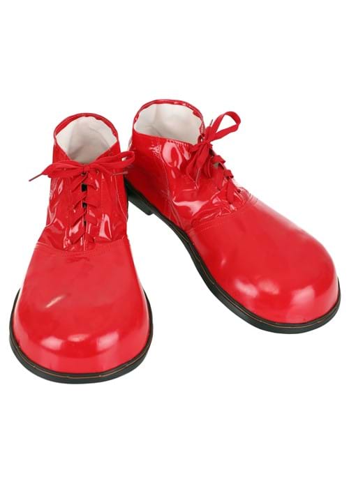 Adult Red Jumbo Clown Costume Shoes - US 7380