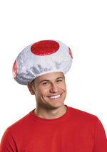 Red Mushroom Hat for Adults - US 0284