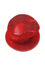 11-Inch Adult Red Sequin Top Hat Accessory - US 6277