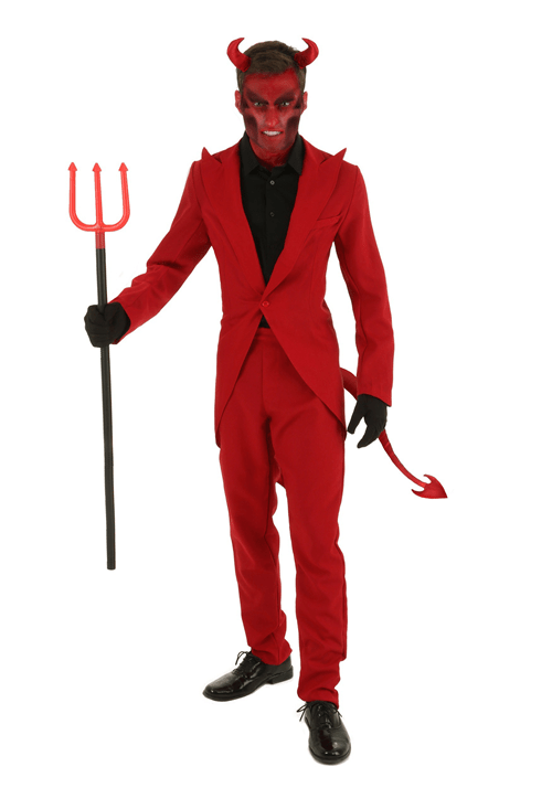 Red Suit Devil Costume for Men - US 9477