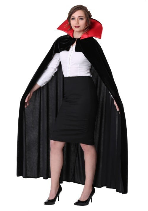 Red Vampire Costume Cloak for Adults - US 3079