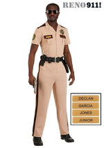 Reno 911 Deputy Officer Men's Costume - US 0147