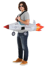 Ride-In Fighter Jet Adult Costume - US 1604