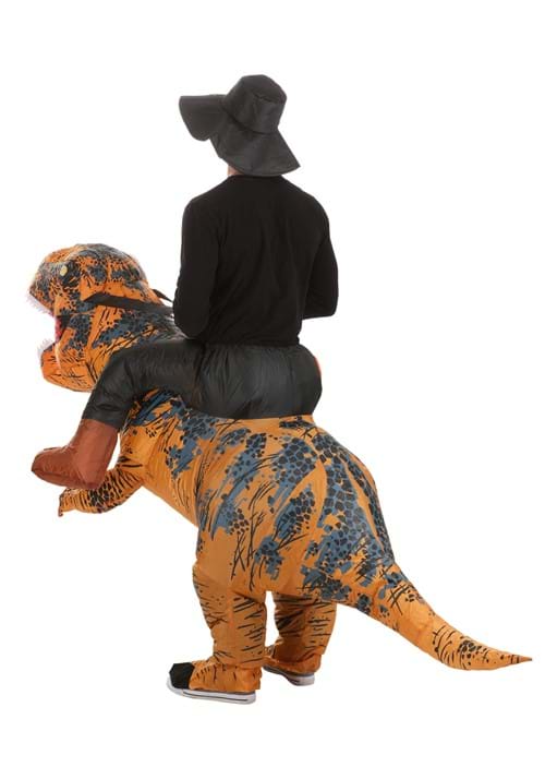 Adult Ride On T-Rex Inflatable Costume - US 7854