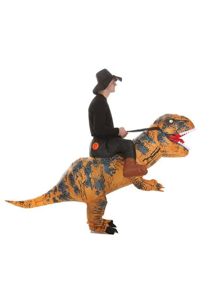 Adult Ride On T-Rex Inflatable Costume - US 7854