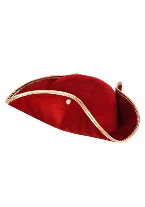 Rum Pirate Red Costume Hat for Adults - US 8230