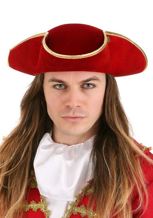 Rum Pirate Red Costume Hat for Adults - US 8230
