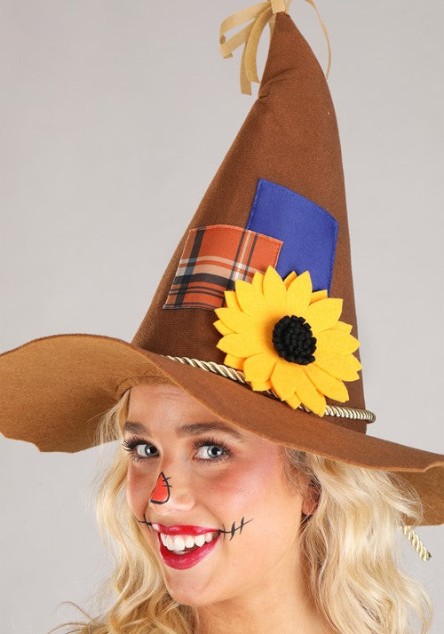 Women's Scarecrow Quick Poncho Costume - US 4366