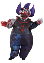 Scary Inflatable Clown Costume for Adults - US 0415