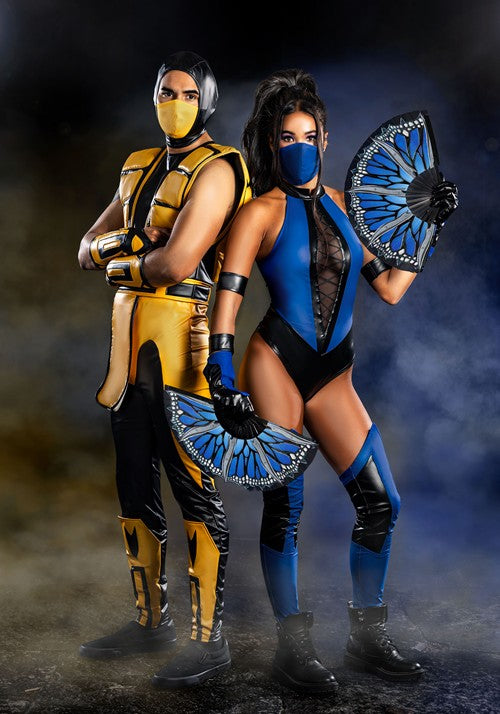 Men's Mortal Kombat Scorpion Costume - US 6196