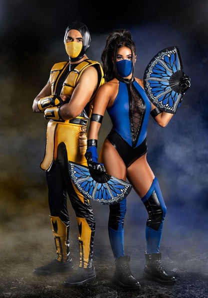 Men's Mortal Kombat Scorpion Costume - US 6196