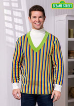 Sesame Street Bert Cosplay Knit Sweater for Adults - US 7975
