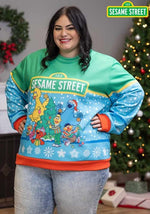 Adult Sesame Street Christmas Sweatshirt - US 6708