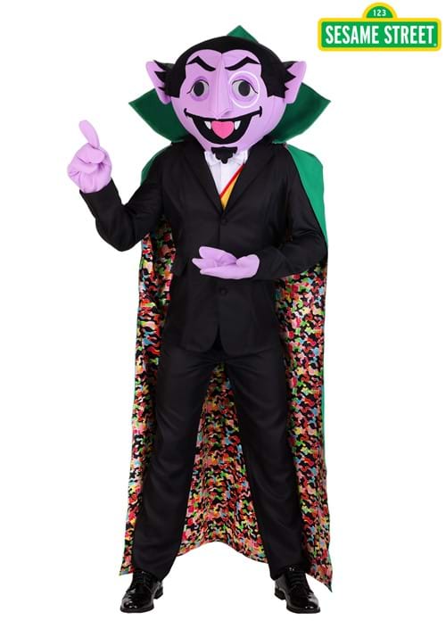 Men's Sesame Street Count von Count Mascot Costume - US 6597