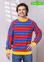 Sesame Street Ernie Cosplay Adult Knit Sweater - US 9915