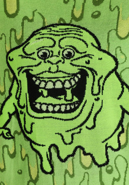 Ghostbusters Slimy Salutations Slimer Adult Sweater - US 9993