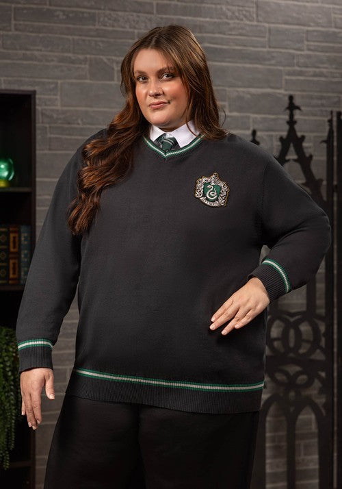 Harry Potter Adult Slytherin Uniform Sweater - US 9362