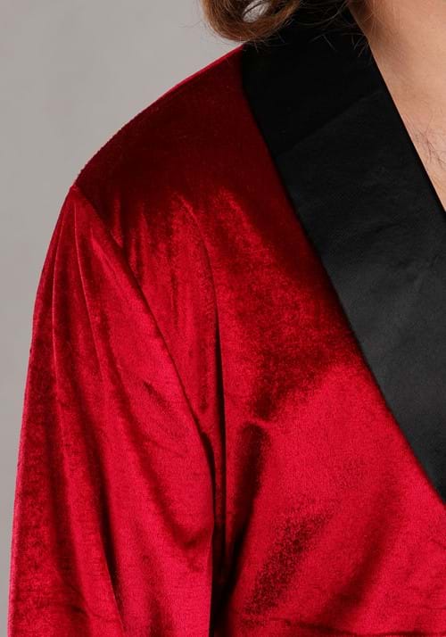 Adult Red Smoking Jacket Costume - US 0828
