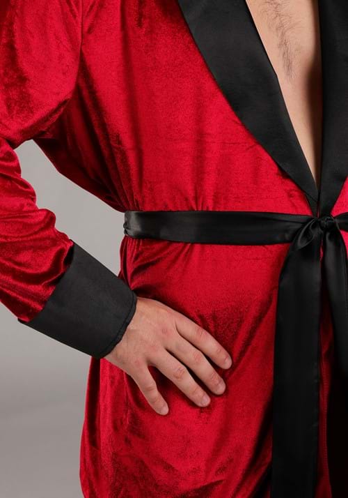 Adult Red Smoking Jacket Costume - US 0828