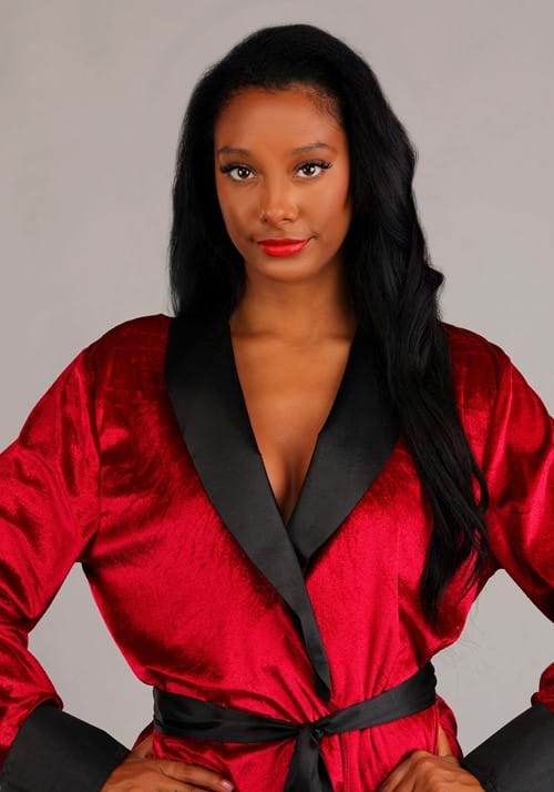 Adult Red Smoking Jacket Costume - US 0828