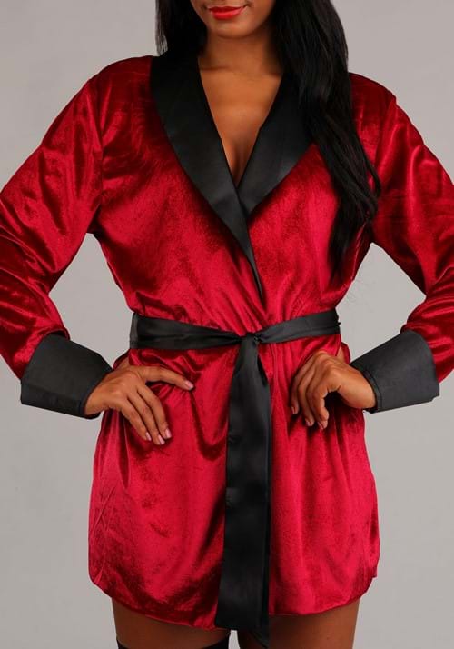Adult Red Smoking Jacket Costume - US 0828