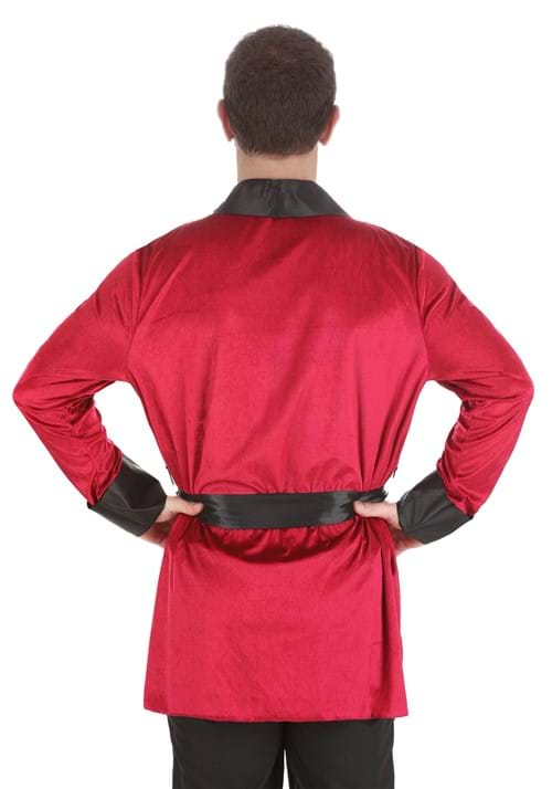 Adult Red Smoking Jacket Costume - US 0828