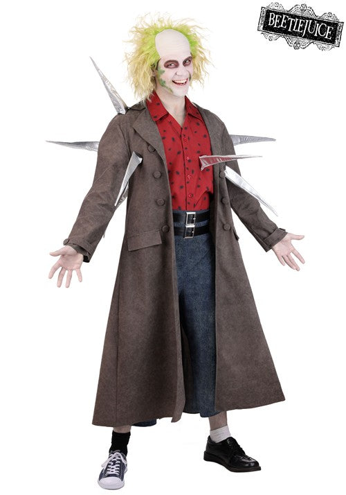 Men's Spiky Beetlejuice Costume - US 8874