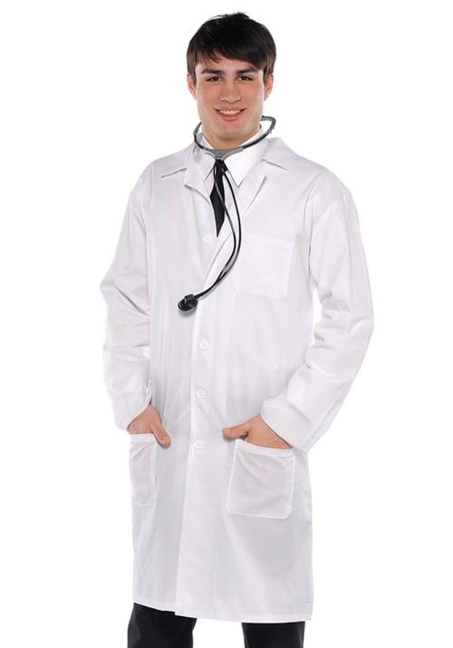Adult Standard White Doctor Coat Costume - US 4519